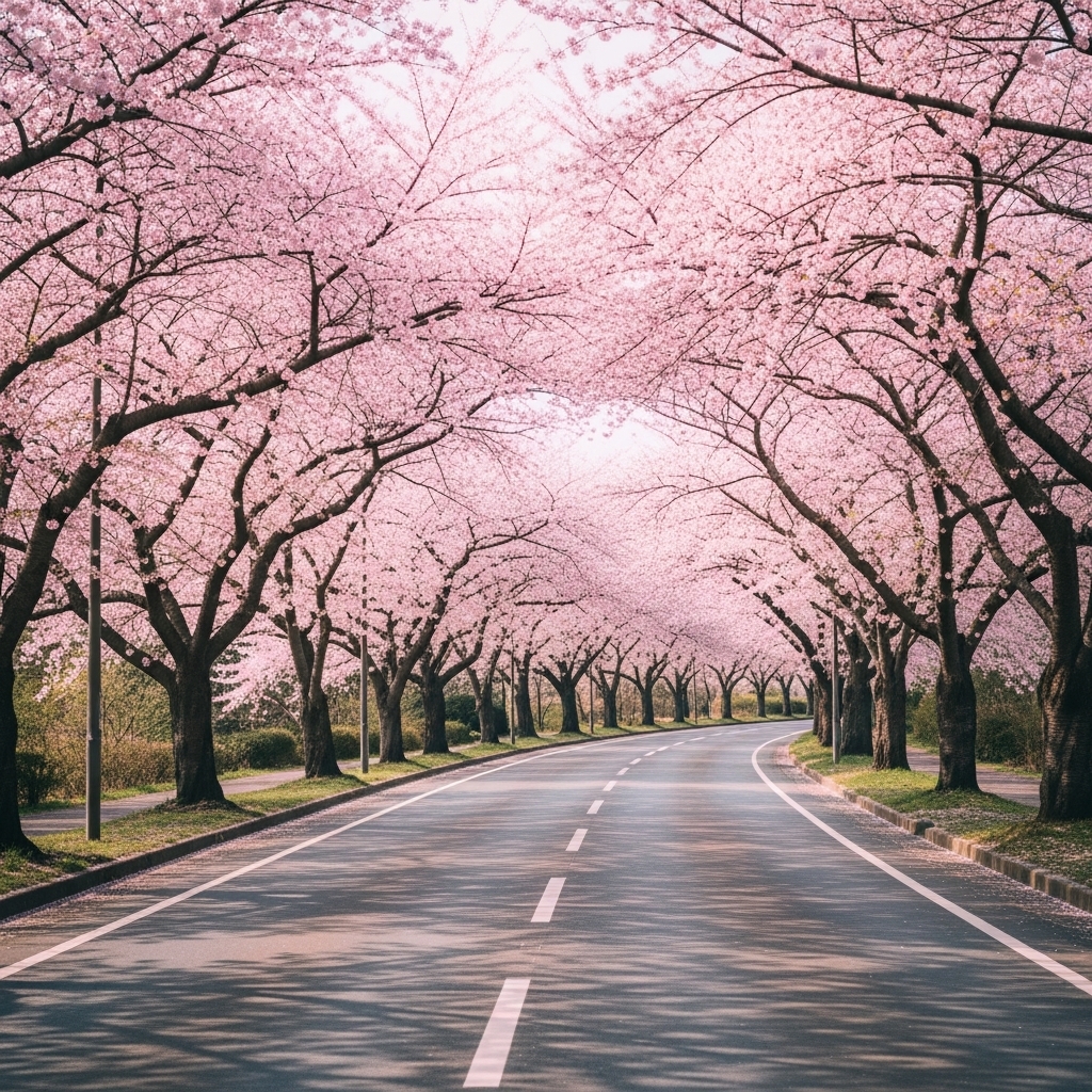 자동차 딜러, 4월 벚꽃 드라이브! 캐시플랜 '신차 시승 체험 후기 캡처'로 계약 문의 폭발 - 벚꽃 드라이브