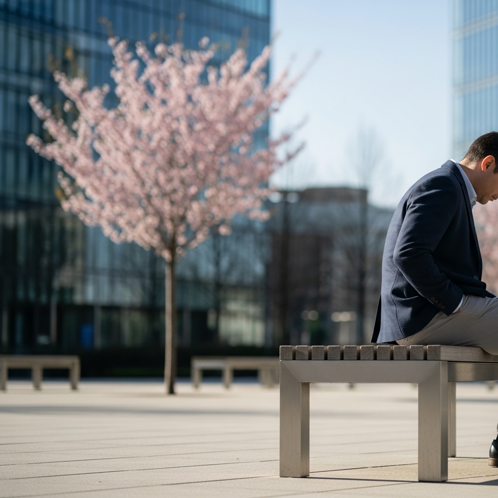 정신건강의학과/심리센터: '봄철 우울감' 자가 진단 캐시플랜으로 온라인 상담 신청 유도하기 - 봄철 우울감